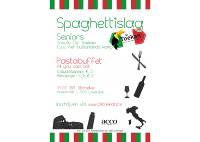 Spaghettislag Flyer